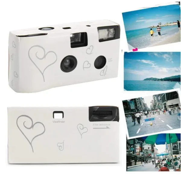 Appareil photo jetable pour mariage, 35mm, à usage unique, avec Flash – Image 2